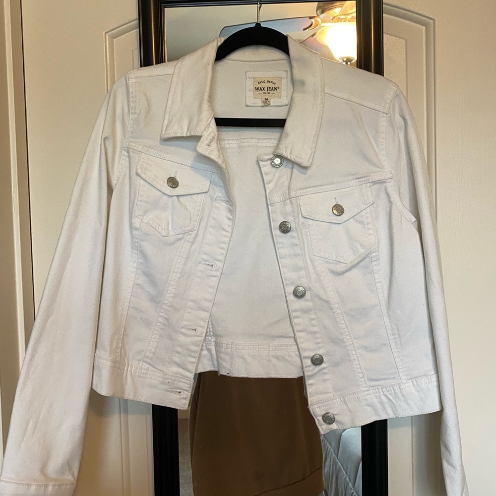 White Jean jacket
